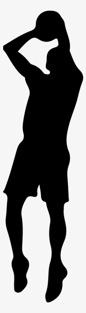 Basketball Shot Png Transparent Basketball Shot - Wall Sticker Basketball Player Silhouette #759144