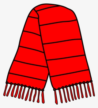 Scarf, Fringe, Red, Png #7504830