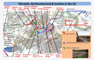 Further Details Of The Flood Defence Works In Morpeth #7505337