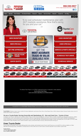 Toyota Of Greer Competitors, Revenue And Employees #7506449