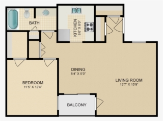 1 Bed 1 Bath #7508503
