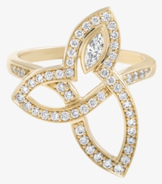 Lily Cluster By Harry Winston, Diamond Ring In Yellow #7516294
