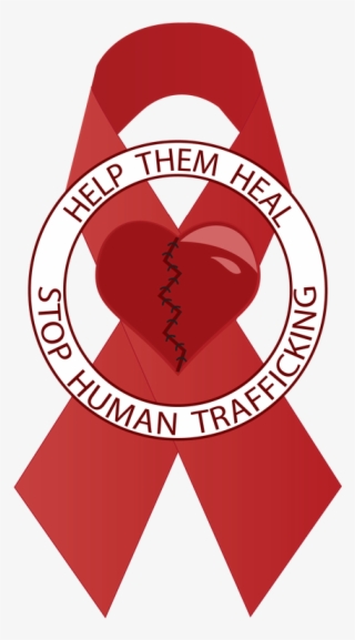 Stop Human Trafficking Ribbon #7522784