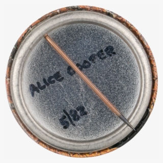 Alice Cooper Schools Out Button Back Music Button Museum #7522835