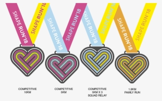 Shape Run 2018 Medals #7522840