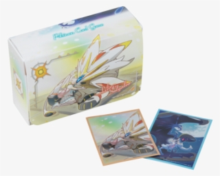 Pokemon Tcg Card Deck Box & 2 Sleeves Sun & Moon Solgaleo #7523350