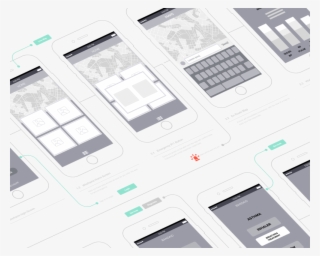 Wireframe App Presentation Iphone6 Mockup #7525099