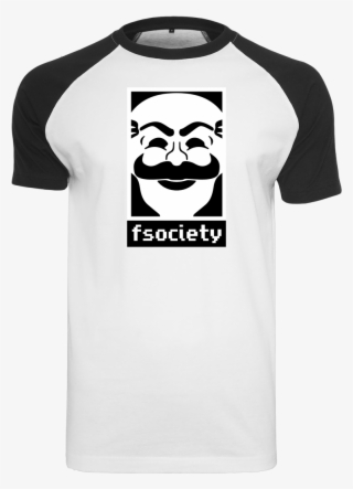 Lennart Fsociety T-shirt Raglan Tee White #7525416