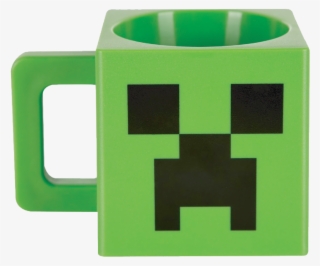 Minecraft Plastic Creeper Face Mug #7525505