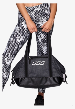 Lorna Jane Iconic Gym Bag Charcoal Marl #7525799