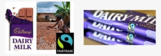 The Fairtrade Logo On The Side Of Cadbury's Dairy Milk #7526921