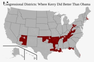 Congressional Districts Kerry Did Better Than Obama #7530190