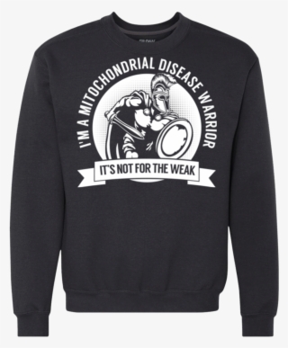 Mitochondrial Disease Warrior Spartan Crewneck Sweatshirt #7530417