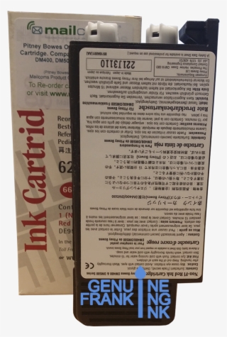 Pitney Bowes Genuine Original Dm500 Ink Red Ink Cartridge #7530767