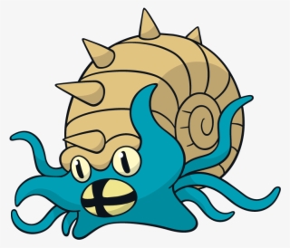 Omastar Pokemon Character Vector Art #7532164