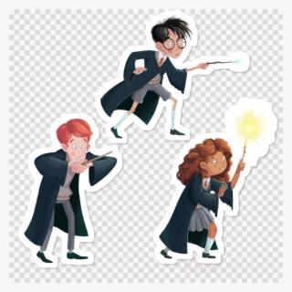 Tags Harry Potter Clipart Hermione Granger Ron Weasley #7534368