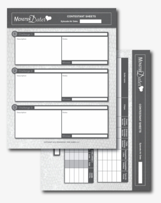 Contestant Sheets Preview #7535999