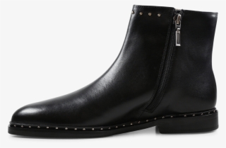 Ankle Boots Susan 47 Crust Black Rivets Nickel Hrs #7537113