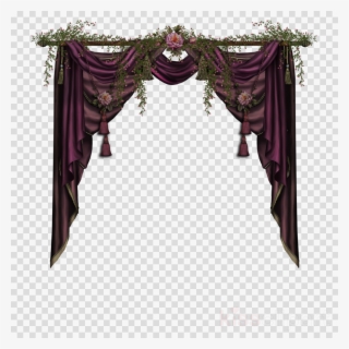 Gothic Curtains Clipart Window Treatment Window Blinds #7537115