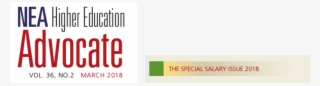 Each Year, The Nea Higher Education Advocate Produces #7538148