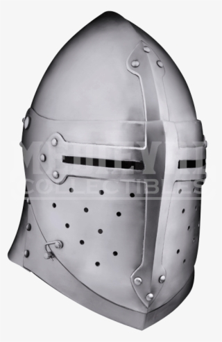 14th Century Sugar Loaf Visored Helmet #7538599