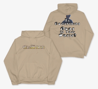 Is Everything Okay Beige Pullover Hood #7538957