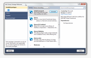 Add Library Package Reference #7539364