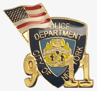 New York Police Department Shoulder Patch Lapel Pin #7547696
