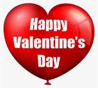 Happy Valentine's Balloon Red Transparent Png Image #7551839
