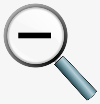 Magnifying Glass With Minus Sign #7552930 Magnifying Glass With Minus Sign #7552930