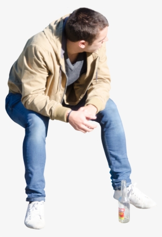 People Sitting Front View Png Download #7554545