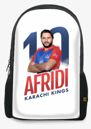 Shahid Afridi Printed Backpacks Bg-739 Description #7555715