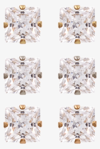 12 Carat Total Weight Studs Set In 18k Yellow Gold/rose #7556056