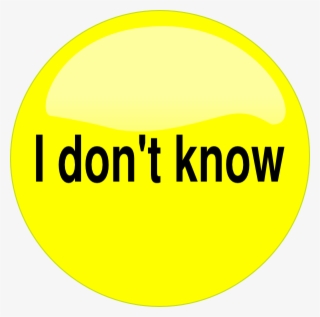 Don T Know Button Svg Clip Arts 600 X 595 Px #7557811
