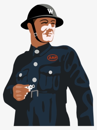 This Free Icons Png Design Of Ww2 Air Raid Warden #7558656
