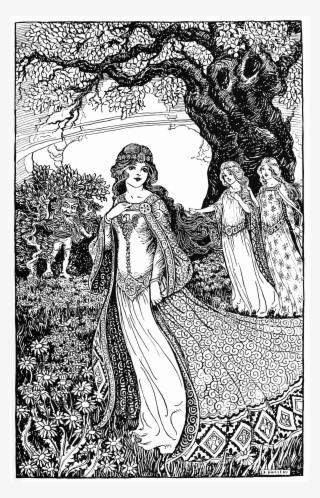 This Free Icons Png Design Of Three Ladies And A Peeping #7565353