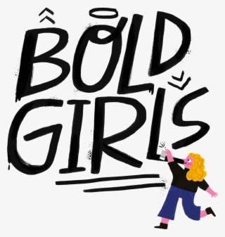 Bold Girls Logo-black Text Cmyk Girl #7566050