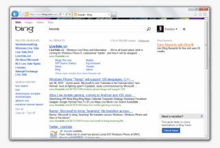 Liveside Bing Windows Internet Explorer Thumb Bing #7568589