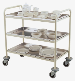 Catering Trolley With 3 Aluminium Shelves #7568849