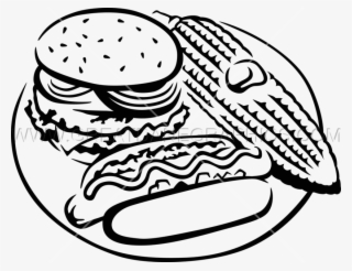 Hot Dog Drawing At Getdrawings #7570053