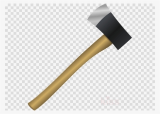 Wood Axe Transparent Clipart Axe Felling Clip Art #7574994