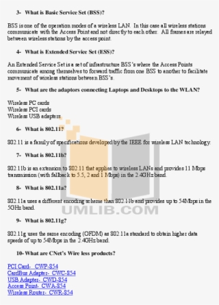 Cnet Other Cwa 854 Access Point Wireless Pdf Page Preview #7578233