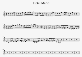 Hotel Mario Theme For Bb Trumpet Sheet Music For Trumpet #7579343