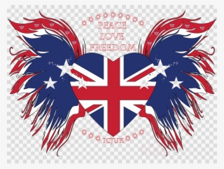 Peace Clipart Flag Union Jack Heart #7579462