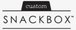 Custom Snack Box Logo Black #7579644