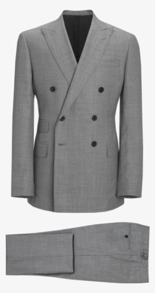 Kingsman Grey Double-breasted Prince Of Wales Check #7581893