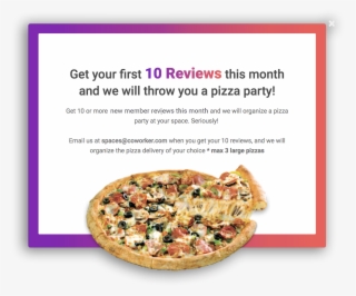 Win A Pizza Party For Your Members #7583354