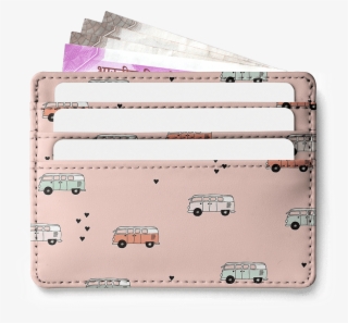 Dailyobjects Hippie Bus Pattern Skinny Fit Card Wallet #7585034