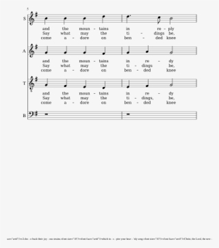 Angels We Have Heard On High Sheet Music Composed By - Sheet Music #7587851