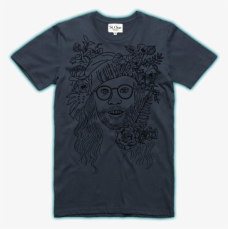 St One Flower Navy - Active Shirt #7588447